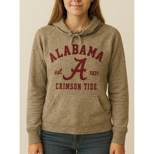 Vintage 80's Alabama Crimson Tide Sweatshirt Colosseum‎ Athletics Grey